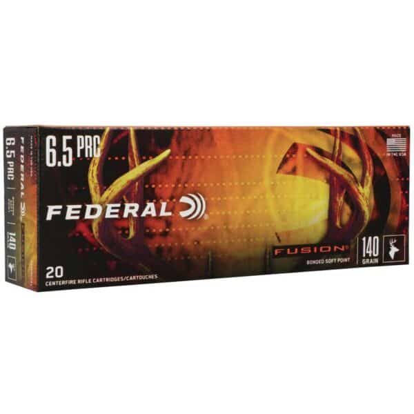 Federal Fusion Rifle Ammunition 6.5 PRC 140 gr. SP 2925 fps 20/ct