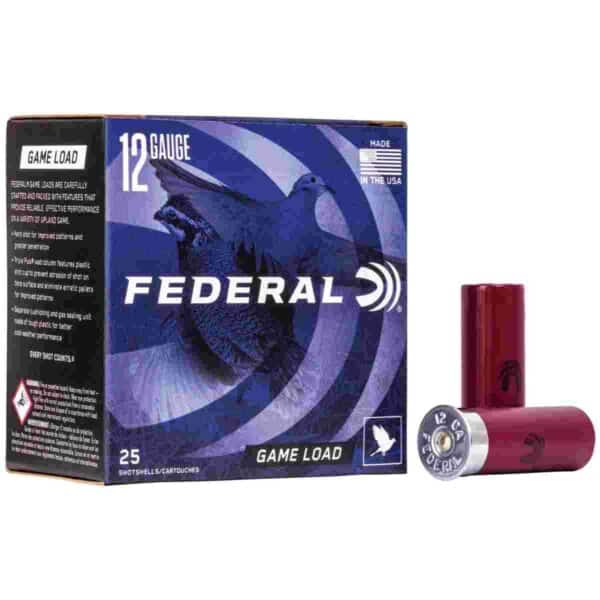 Federal Game-Shok Upland Game - Game Load - 12ga 2-3/4" 1oz. #8-Shot 25/Box