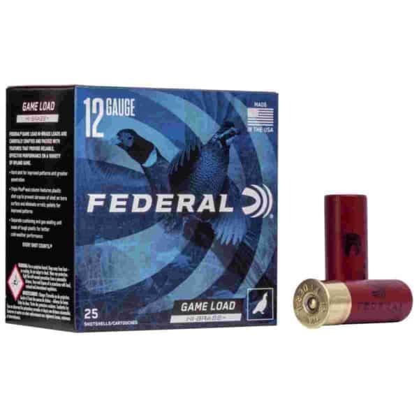 Federal Game-Shok Upland Game Hi Brass Load 12 ga 2 3/4" MAX 1 1/4 oz #5  - 25/box