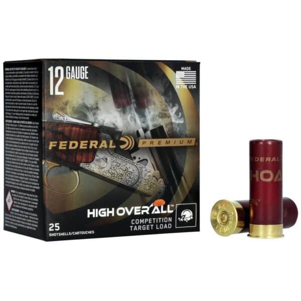 Federal High Over All Shotshells 12ga 2-3/4" 7/8 oz (24 gram) 1335 fps #7.5 25/ct