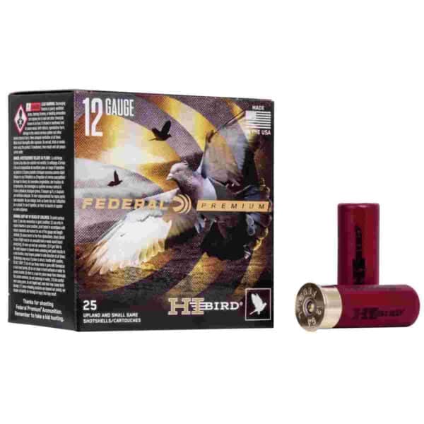 Federal Hi-Bird Shotshells 12ga  2-3/4" 1-1/8oz 1275 fps #8 25/ct