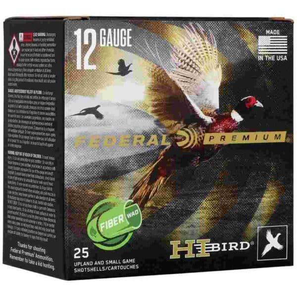 Federal Hi-Bird Shotshells 12ga 2-3/4" 1-1/4oz 1330 fps #8 25/rd