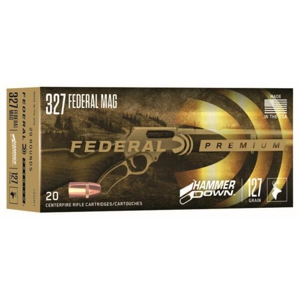 Federal Hammer Down Rifle Ammunition .327 Mag 127 gr SP 1650 fps 20/ct