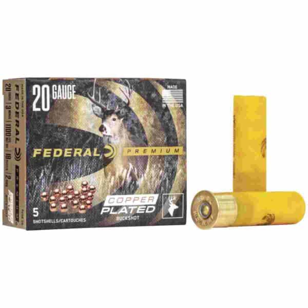 Federal Premium Vital-Shok 20 ga 3" MAX 18 plts #2B 1100 fps - 5/box