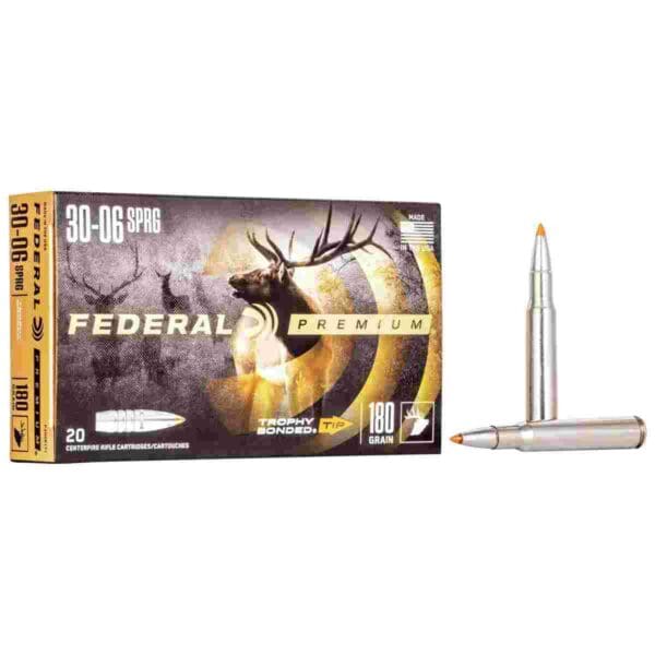 Federal Premium Vital-Shok Rifle Ammunition .30-06 Sprg 180 gr TBT 2700 fps - 20/ct