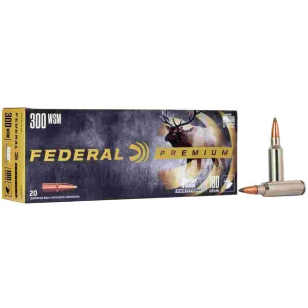 Federal Premium Vital-Shok Rifle Ammunition .300 WSM 180 gr PT 2980 fps - 20/ct