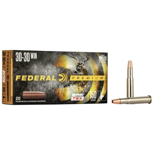 Federal Barnes TSX Rifle Ammunition .30-30 Win 150gr Solid 2220 fps 20/ct