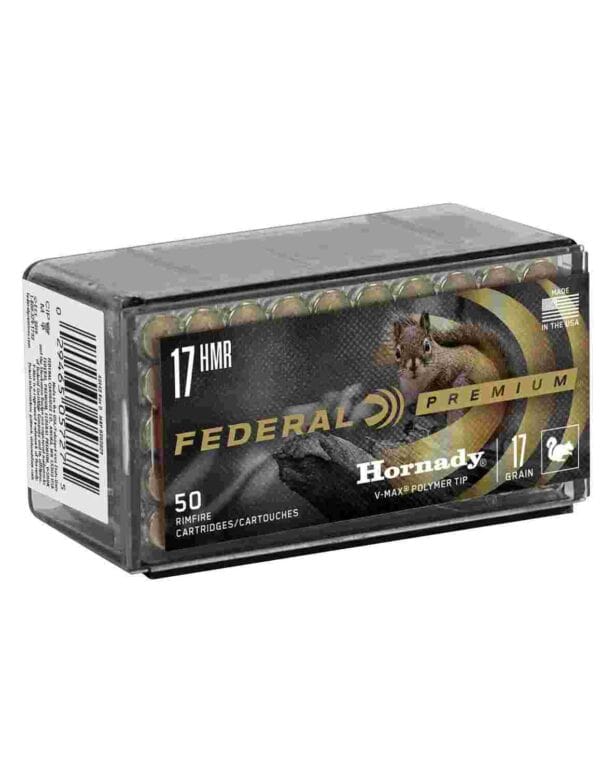 Federal Premium V-Shok Rimfire Ammunition .17 HMR 17 gr V-MAX 50/box