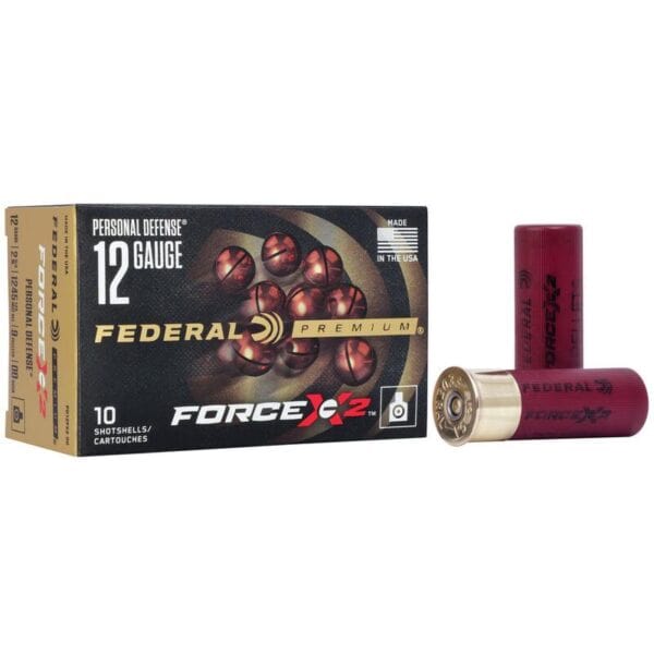 Federal FX2 Shotshell 12 ga 2-3/4" 9 Pellet 1145 fps #00 10/ct