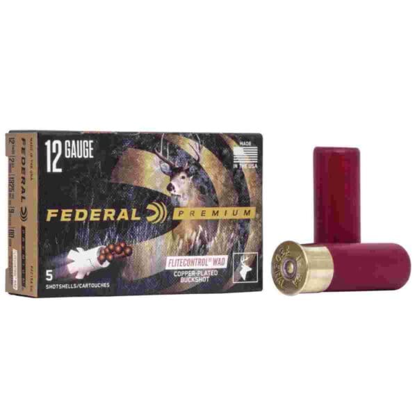 Federal Premium Vital-Shok Shotshells 12 ga 2-3/4" 9 plts 1325 fps #00 5/ct