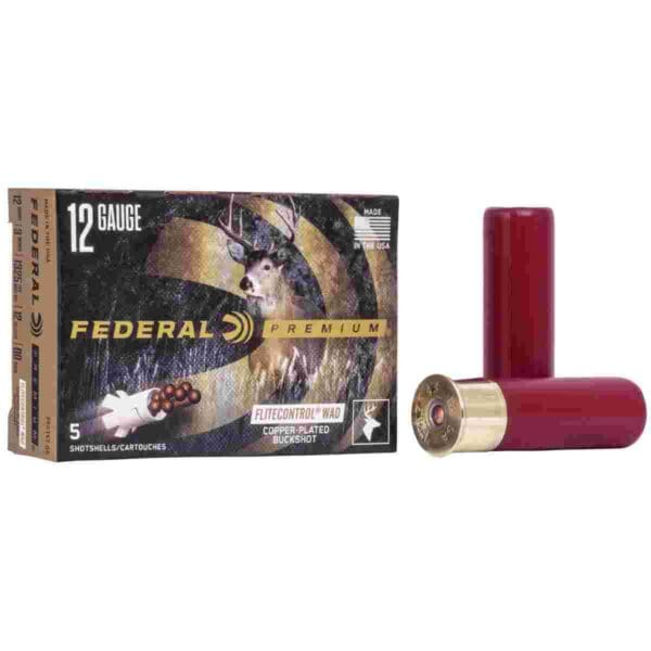 Federal Premium Vital-Shok with FliteControl 12 ga 3" #00 1325 fps 5/ct