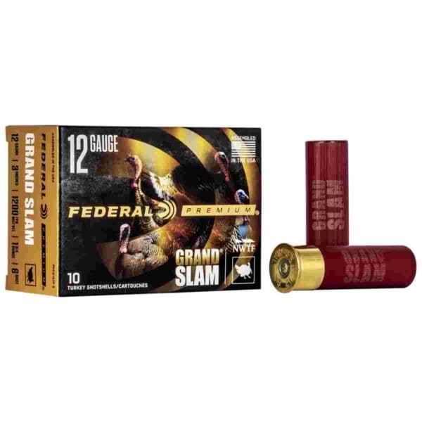 Federal Grand Slam Shotshell 12ga 3" 1-3/4oz 1200 fps  #6 10/ct