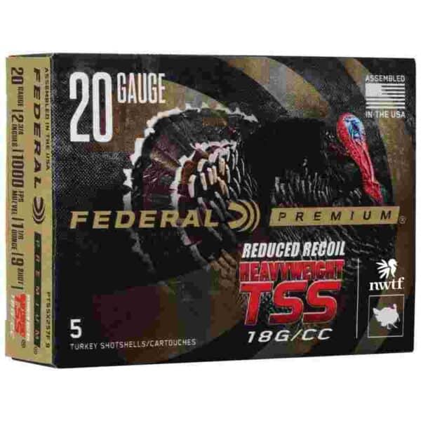 Premium Turkey Heavyweight TSS 20 ga 2-3/4" 1-1-1/8oz #9 1000 fps 5/ct