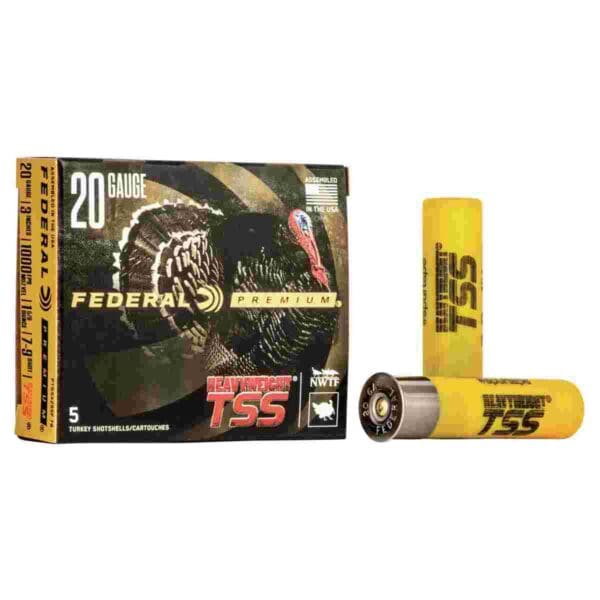 Federal Heavyweight TSS Shotshells 20ga 3" 1-5/8 oz  #79 1000 fps 5rds