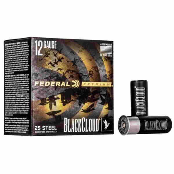 Federal Black Cloud FS Steel Shotshells 12g. 2-3/4 1-1/8oz 1500 fps #2 25/ct