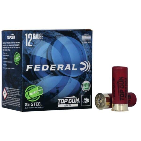 Federal Top Gun Paper Wad Shotshells 12 ga 2-3/4" 1 oz 1300 fps #7.5 25/ct