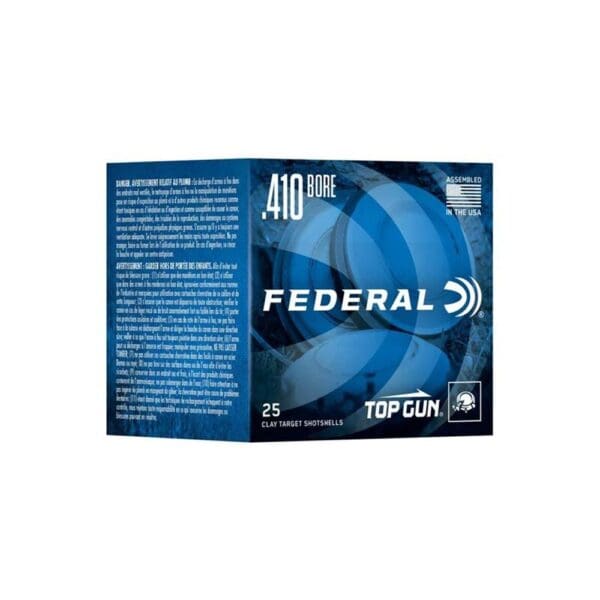 Federal Top Gun Sporting Shotshells .410 2-1/2" 1/2 oz 1330 fps #9 25/ct