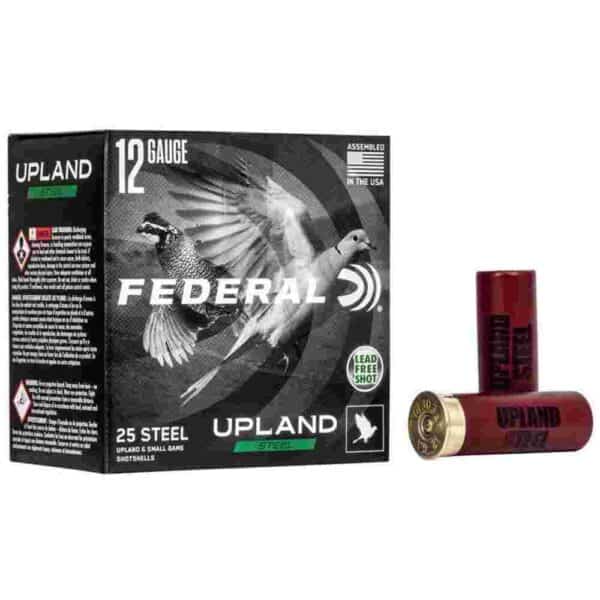 Federal Upland Steel Shotshells 12ga 2-3/4" 1-1/8 oz 1400 fps #6 25/ct