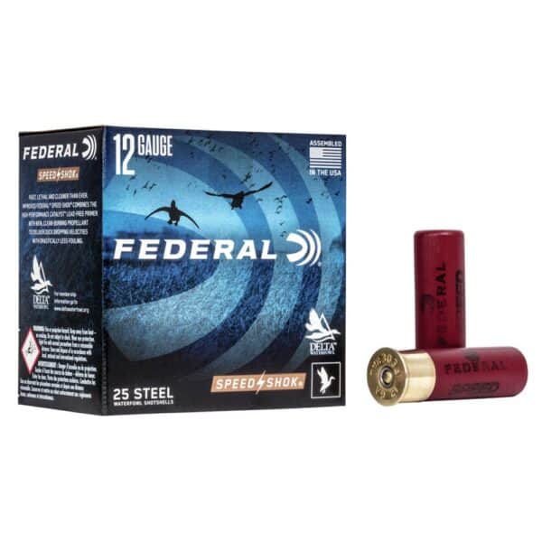 FEDERAL SPEED-SHOK HIGH VELOCITY STEEL 12GA 3" 1-1/4OZ 3 AMMO 25RD