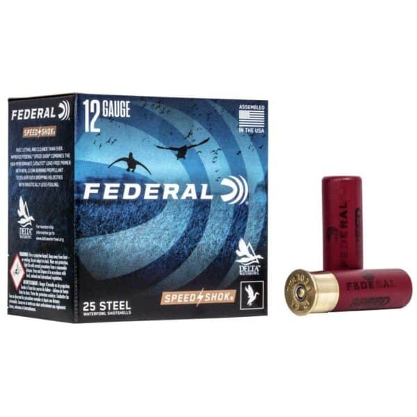 Federal Speed-Shok Shotshells 12ga 3" 1-1/8 oz 1550 fps #4 25/ct