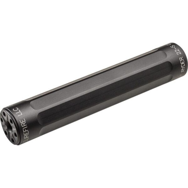 SureFire SF Ryder 22-S  Suppressor .22 LR/.22 WMR/.17 HMR Direct Thread 1/2-28 Stainless Steel Black