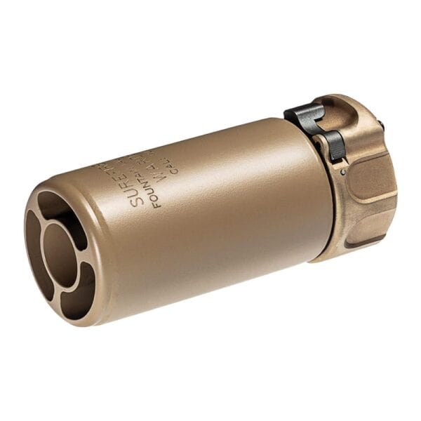 Surefire Warden Muzzle Device Fast-Attach Blast Regulator FDE