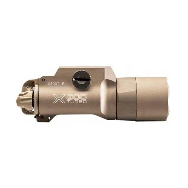 Surefire X300T-B Turbo Weapon Light Universal and Pic Mount 650 Lumens Tan Thumb Screw