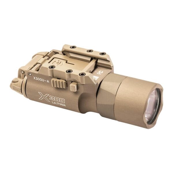 Surefire X300U-A Ultra-High-Output LED Handgun Weapon Light 1000 Lumens Tan