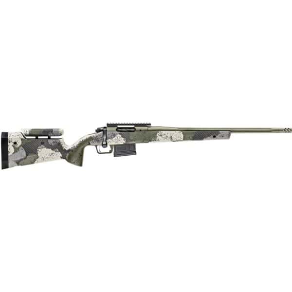 Springfield Armory Model 2020 Waypoint 6mm Creedmoor Rifle 5rd Magazine 20" Fluted Barrel Evergreen Camo Adjustable Stock