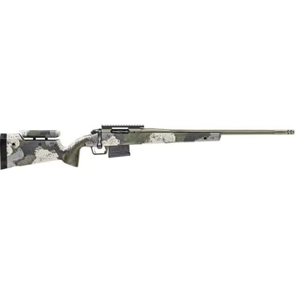 Springfield Armory Model 2020 Waypoint 6.5 Creedmoor Rifle 5rd Magazine 22" Fluted Barrel Evergreen Camo Adjustable Stock