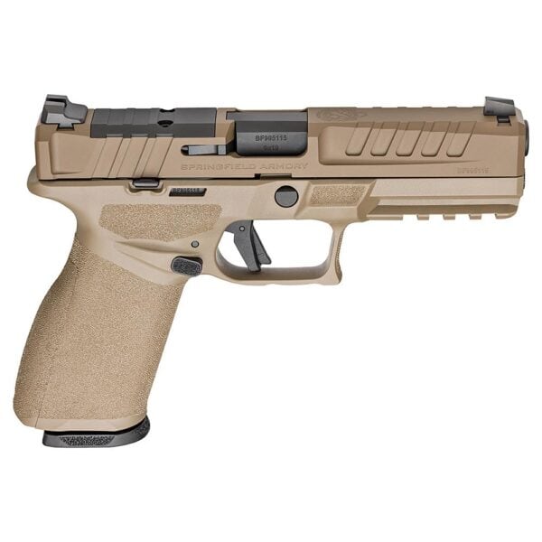 Springfield Echelon Low Capacity Handgun 9mm Luger 10rd Magazines (2) 4.5" Barrel Desert FDE U-Dot Sights