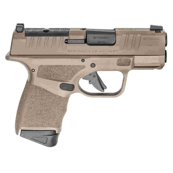 Springfield Hellcat Micro-Compact OSP Handgun 9mm Luger 11&13rd Magazines 3" Barrel Desert FDE