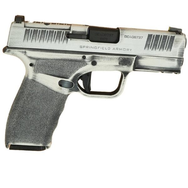 Springfield Armory Hellcat Pro OSP Custom "Distressed White" Handgun 9mm Luger 15rd Magazines (2) 3.7" Barrel with Manual Safety