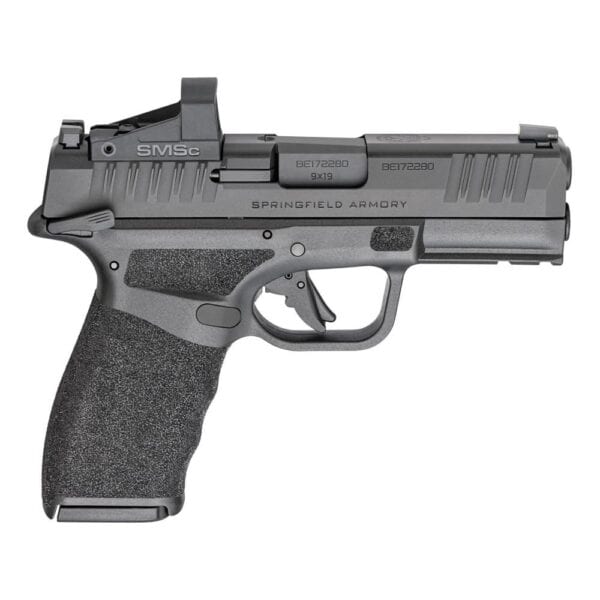 Springfield Armory Hellcat Pro OSP Handgun 9mm Luger 15rd & 17rd Magazines 3.7" Barrel Black with Manual Safety Shield SMSC Red Dot and Case