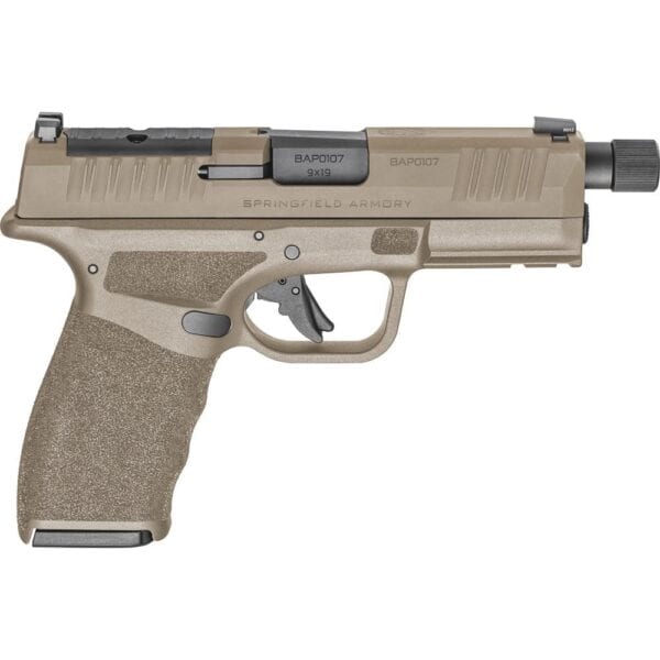 Springfield Armory Hellcat Pro OSP Handgun 9mm Luger 10rd Magazines (2) 4.4" 1/2x28 Threaded Barrel FDE