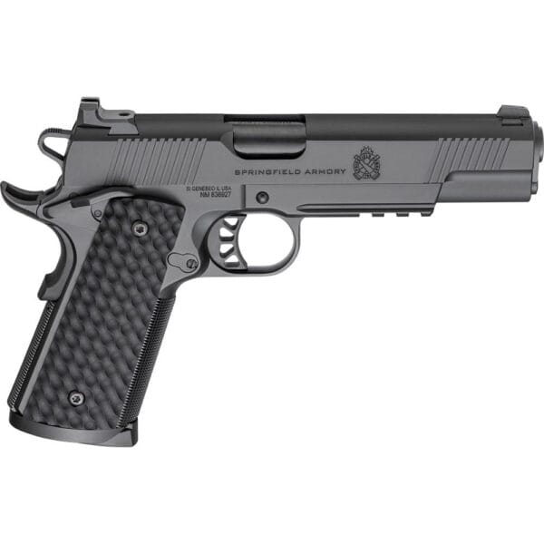 Springfield Armory 1911 TRP Handgun .45 ACP 8rd Magazines (2) 5" Barrel Black with Light Rail