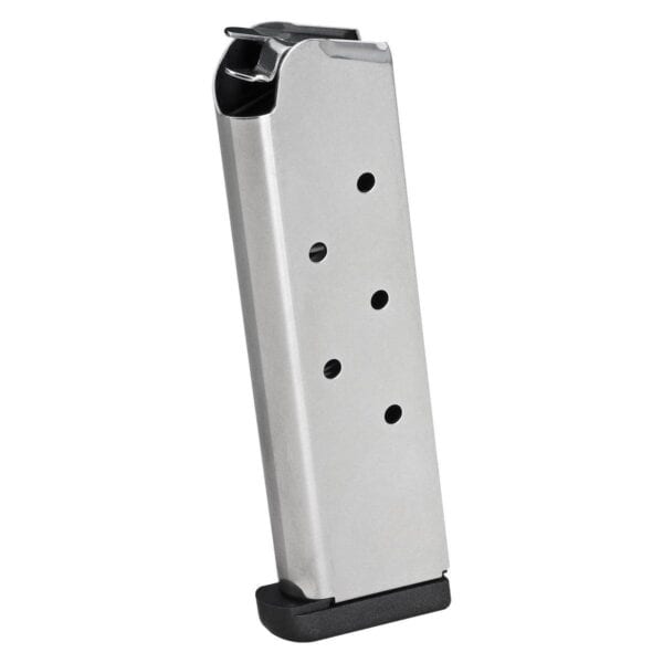 Springfield 1911 Stainless Steel  EMP Magazine with Slam Pad .45 ACP 7/rd