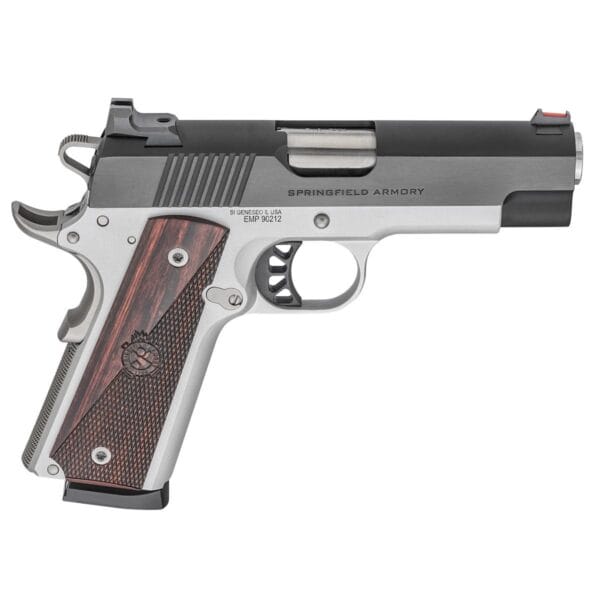 Springfield Armory 1911 Ronin EMP 4" 9mm Handgun 10rd Magazine 4" Barrel Blued/Satin Aluminum