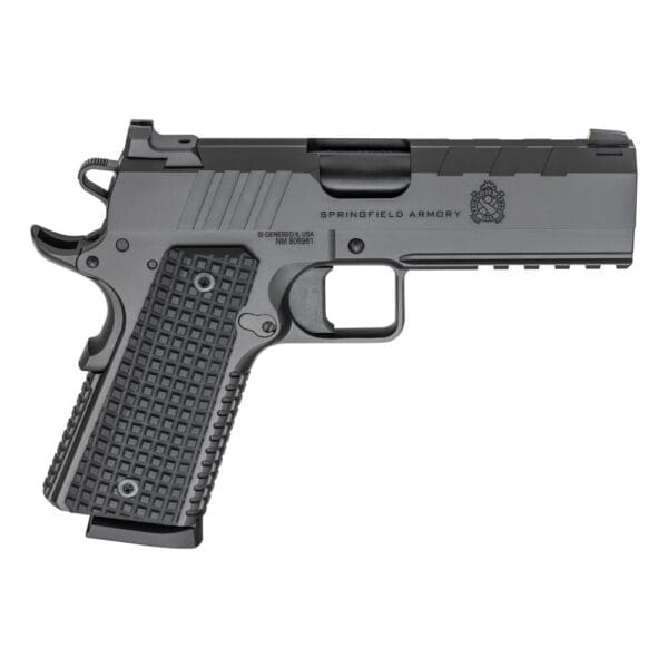 Springfield Armory 1911 Emissary Handgun .45 ACP 8rd Magazines (2) 4.25" Barrel Black