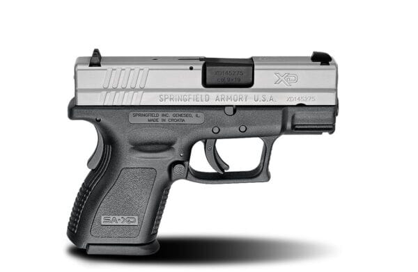 Springfield Armory XD 3" Sub-Compact Handgun 9mm Luger 10rd Magazine 3" Barrel Stainless Low Capacity