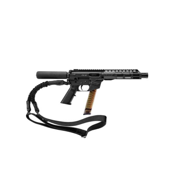 Freedom Ordnance FX9 Handgun 9mm Luger 31rd Glock Style Magazine 8" Barrel Black with Sling