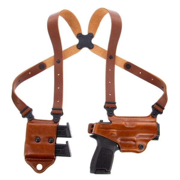 Galco Miami Classic II Shoulder System Holster for Sig Sauer P320 Full Size 9/40 Tan RH