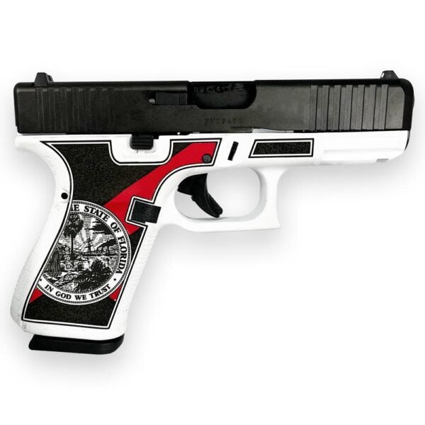 Glock G19 Gen 5 Custom "Florida White" Handgun 9mm Luger 15rd Magazines (3) 4.02" Barrel Austria