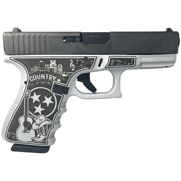 Glock 19 Gen 3 Custom "Tennessee-Navy Gray" Handgun 9mm Luger 15rd Magazines (2) 4.02" Barrel