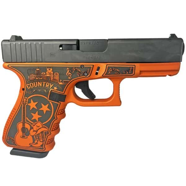 Glock 19 Gen 3 Custom "Tennessee-Orange" Handgun 9mm Luger 15/rd Magazines (2) 4.02" Barrel