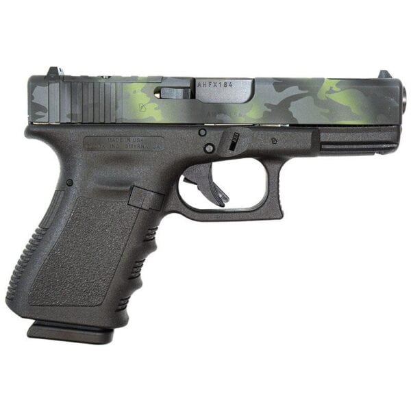 Glock 19 Gen 3 Custom "Multicam" Compact Handgun 9mm Luger 15rd Magazines (2) 4.02" Barrel Black USA