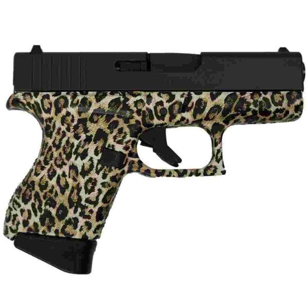 Glock 43 Custom "Leopard Print" Handgun 9mm Luger 6rd Magazines (2) 3.4" Barrel USA