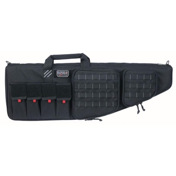 G-Outdoors Tactical AR Case with External Handgun Case 32" Black