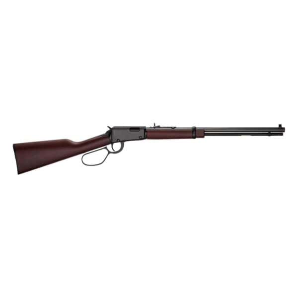 Henry Lever Action Small Game Carbine .22 S/L/LR 12 LR/16 S Capacity 17" Octagon Blued Barrel Large Loop