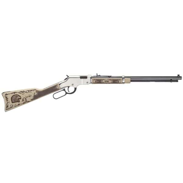 Henry Golden Boy Silver American Eagle Rifle 22 S/L/LR Rifle 16rd LR/21rd S Magazine 20" Barrel Walnut